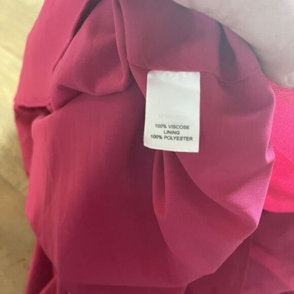 NWT Chelsea28 100% Viscose Twist Back Pink Sleeveless Dress - size small - Picture 9 of 9